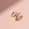 Diamond Huggie Earrings 0.25 ct in 18K White Gold