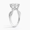 Luxe Willow Diamond Ring 0.25 ct.  in 18K White Gold