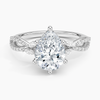 Luxe Willow Diamond Ring 0.25 ct.  in 18K White Gold