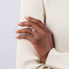 Six-Prong Petite Comfort Fit 1.5mm Solitaire Ring in 18K White Gold