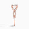 Adorned Luxe Willow Diamond Ring 0.33 ct in 18K Rose Gold