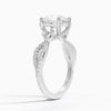 Adorned Luxe Willow Diamond Ring 0.33 ct in 18K Rose Gold