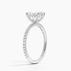 Perfect Fit Three-Quarter Diamond Ring 0.25 ct.  in 18K White Gold