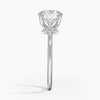 Fiore Diamond Ring in 18K White Gold