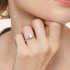 Fiore Diamond Ring in 18K White Gold
