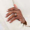 Fiore Diamond Ring in 18K White Gold