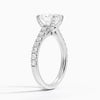 Sienna Half Coverage Hidden Accents Diamond Ring 0.50 ct  in 18K White Gold