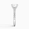 Sienna Half Coverage Hidden Accents Diamond Ring 0.50 ct  in 18K White Gold
