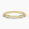 Duet Lab Diamond Ring 0.17 ct in 18K Yellow/White Gold