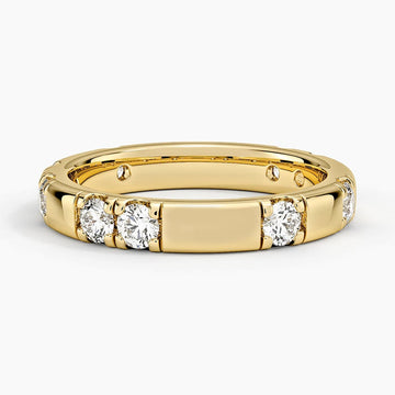 Astra 1.4mm Diamond Ring in 18K Yellow/White Gold