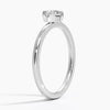 Heart Shaped Lab Diamond Ring in 18K Yellow/White Gold