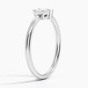 Emerald and Heart-Shaped Diamond Toi et Moi Ring 0.33 ct.  in 18K Yellow Gold