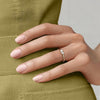 Emerald and Heart-Shaped Diamond Toi et Moi Ring 0.33 ct.  in 18K Yellow Gold