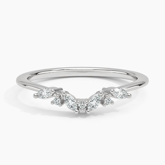 Yvette Diamond Ring 0.17 ct in 18K White/Yellow Gold