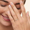 Yvette Diamond Ring 0.17 ct in 18K White/Yellow Gold
