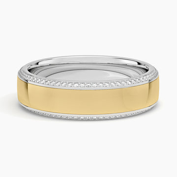 Men's Wedding Ring Mix Eternity Setting