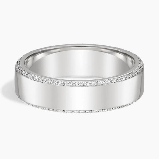 Men's Wedding Ring Eternity Setting