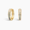 Diamond Huggie Earrings 0.25 ct in 18K White Gold