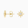 Sol Starburst Diamond Stud Earrings 0.1 ct  in 18K Yellow Gold