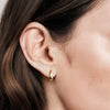 Silhouette Lab Diamond Hoop Earrings 0.2 ct in 18K Yellow Gold