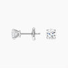 Claw Prong Diamond Stud Earrings 1 ct  in 18K White Gold