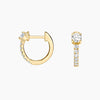 Taylor Lab Diamond Huggie Earrings 0.33 ct  in 18K Yellow Gold