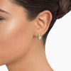 Diamond Huggie Earrings 0.25 ct in 18K White Gold