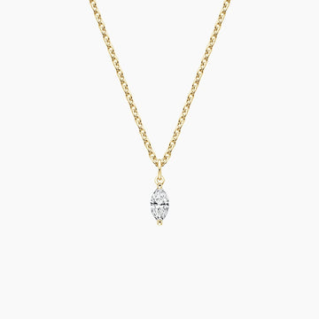 Isla Diamond Pendant 0.17 ct in 18K Yellow Gold