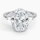 Lab Grown / 5 ct / White Gold
