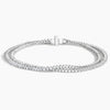 Wrap Lab Diamond Tennis Bracelet 2.25 ct  in 18K White Gold