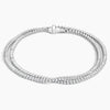 Wrap Lab Diamond Tennis Bracelet 2.25 ct  in 18K White Gold