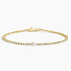 Aster Lab Diamond Tennis Bracelet 1.2 ct  in 18K Yellow Gold