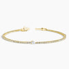 Aster Lab Diamond Tennis Bracelet 1.2 ct  in 18K Yellow Gold