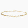 7 in. Bezel Lab Diamond Station Bracelet 1 ct  in 18K Yellow Gold