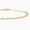 7 in. Bezel Lab Diamond Station Bracelet 1 ct  in 18K Yellow Gold