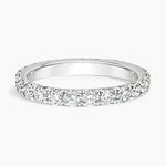 Each Lab Diamond Full Eternity Band in 18k White Gold