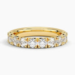 Each Lab Diamond Full Eternity Band in 18k Yellow Gold