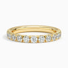 Each Lab Diamond - Half Eternity Band in 18k Yellow Gold