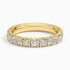 Each Lab Diamond - Half Eternity Band in 18k Yellow Gold