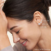Claw Prong Diamond Stud Earrings 1 ct  in 18K White Gold