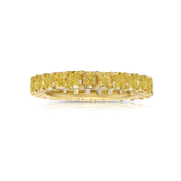 Fancy Yellow Diamond Eternity Ring