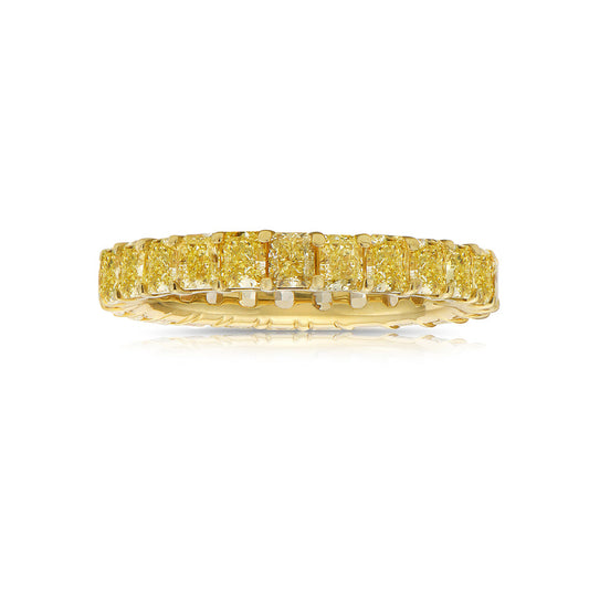 Fancy Yellow Diamond Eternity Ring