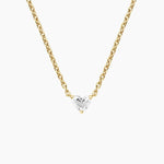 1 Carat - Lab Diamond Heart - Pendant in Yellow Gold