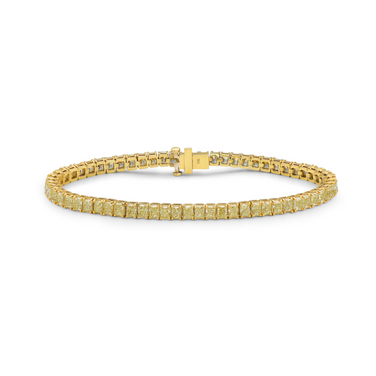 11.30ct Fancy Yellow Diamond Bracelet