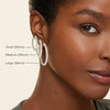 Perfect Luxe Hoop Lab Diamond Earrings