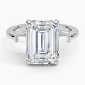 Lab Grown / 5 ct / White Gold