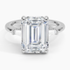 Lab Grown / 5 ct / White Gold