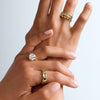 Sol Diamond Ring 0.50 ct in 18K Yellow/White Gold