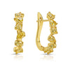 Intense Yellow Diamond Mixed Shape Hoops