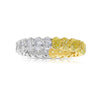 Half & Half Oval Diamond Eternity Band